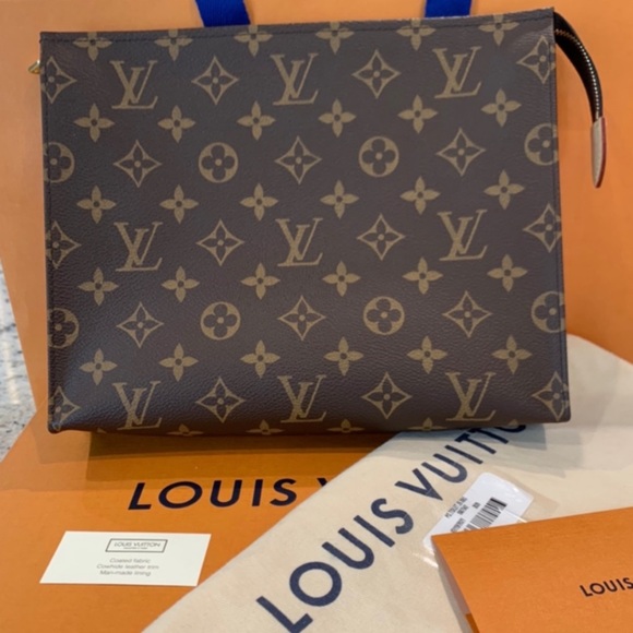 🆕🥰💗LOUIS VUITTON Monogram Toiletry Pouch 26 - Picture 1 of 14
